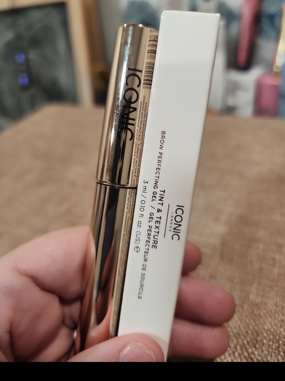 ICONIC London Brow Perfecting Gel Tint & Texture — Chocolate Brown